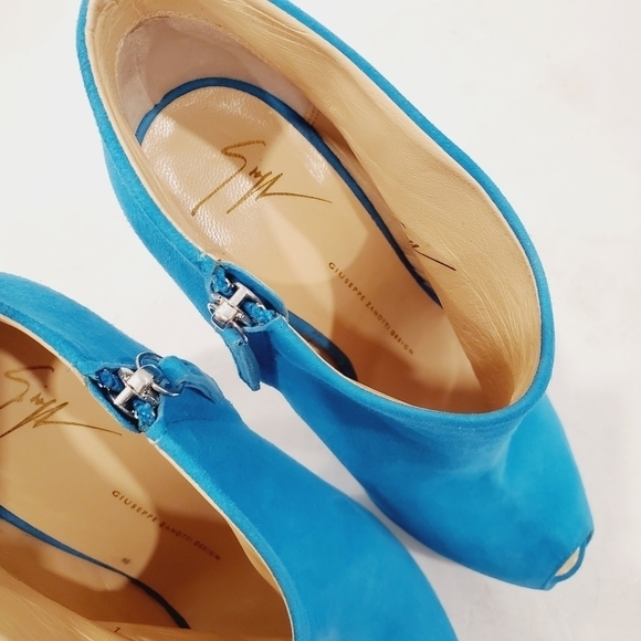 Giuseppe Zanotti Turquoise Booties - Picture 9 of 9